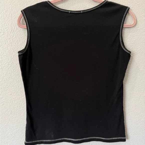 Blue Canyon Y2K Italy Graphic Tank Top Medium Grunge Studded - Picture 4 of 7